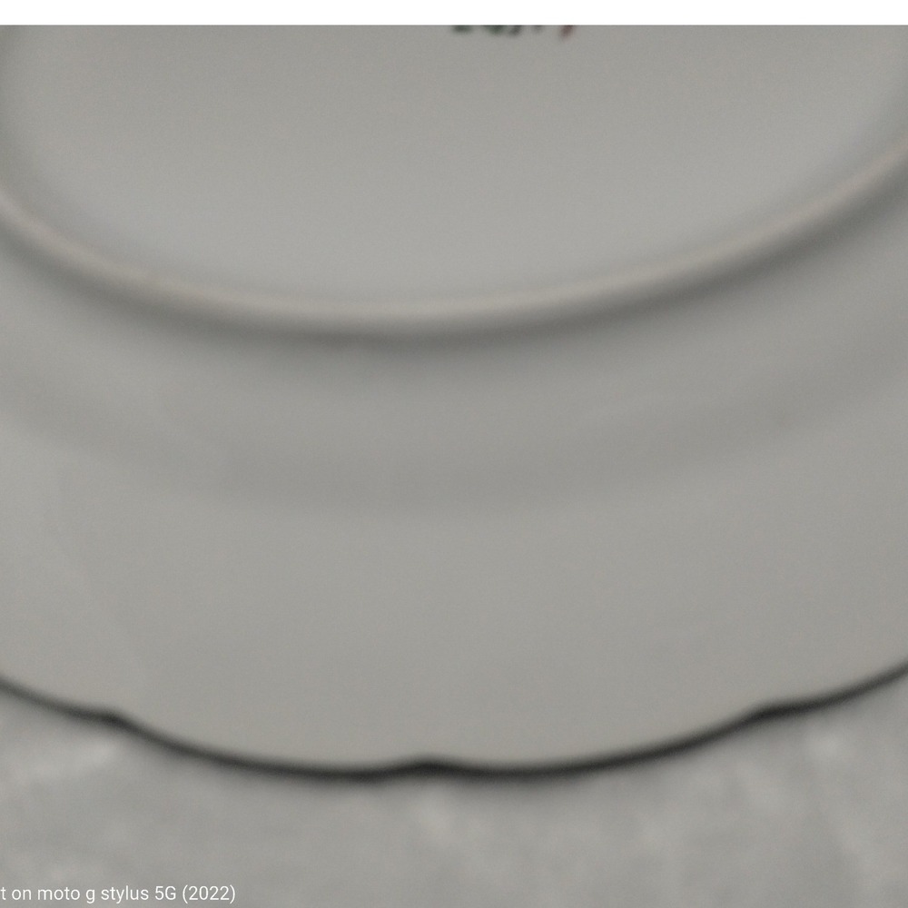Bernardaud Limoges Fraises Strawberry Handled Cake Plate French Porcelain - Picture 7 of 13
